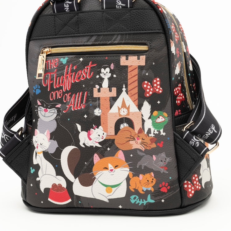 cc for disney faux leather backpack Cats of Disney WondaPop 11" Vegan Leather Fashion