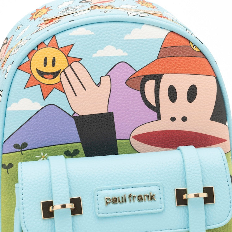 
                  
                    Paul Frank WondaPop 11" Vegan Leather Fashion Mini Backpack
                  
                