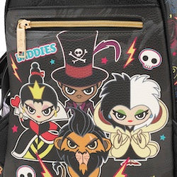 WondaPop Disney Villain Babies 11" Vegan Leather Fashion Mini Backpack