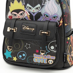 WondaPop Disney Villain Babies 11" Vegan Leather Fashion Mini Backpack