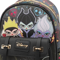 WondaPop Disney Villain Babies 11" Vegan Leather Fashion Mini Backpack
