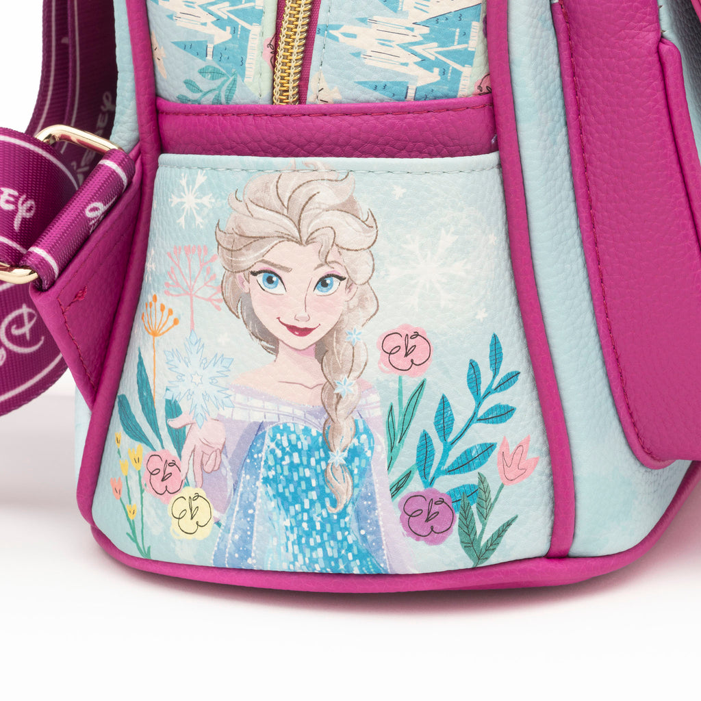 Frozen WondaPop 11" Vegan Leather Fashion Mini Backpack