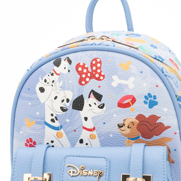 WondaPop Dogs of Disney 11" Vegan Leather Fashion Mini Backpack