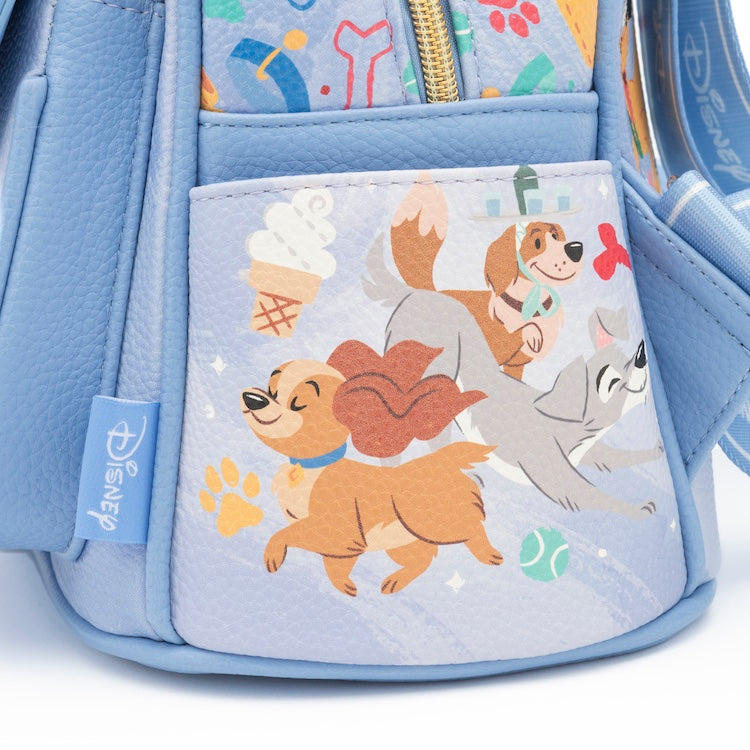 WondaPop Dogs of Disney 11" Vegan Leather Fashion Mini Backpack