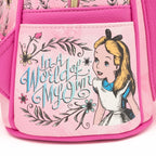 Alice in Wonderland WondaPop 11" Vegan Leather Fashion Mini Backpack