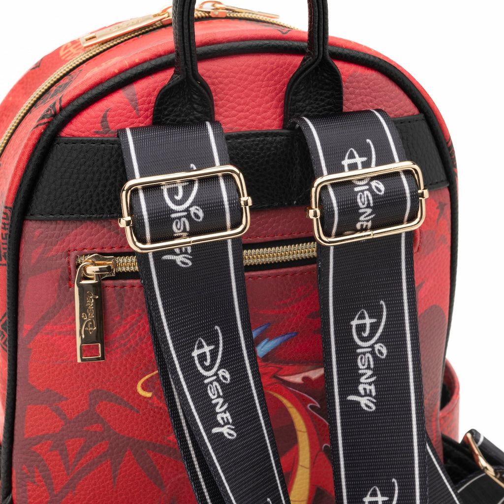 Mushu from Mulan WondaPop 11" Vegan Leather Fashion Mini Backpack