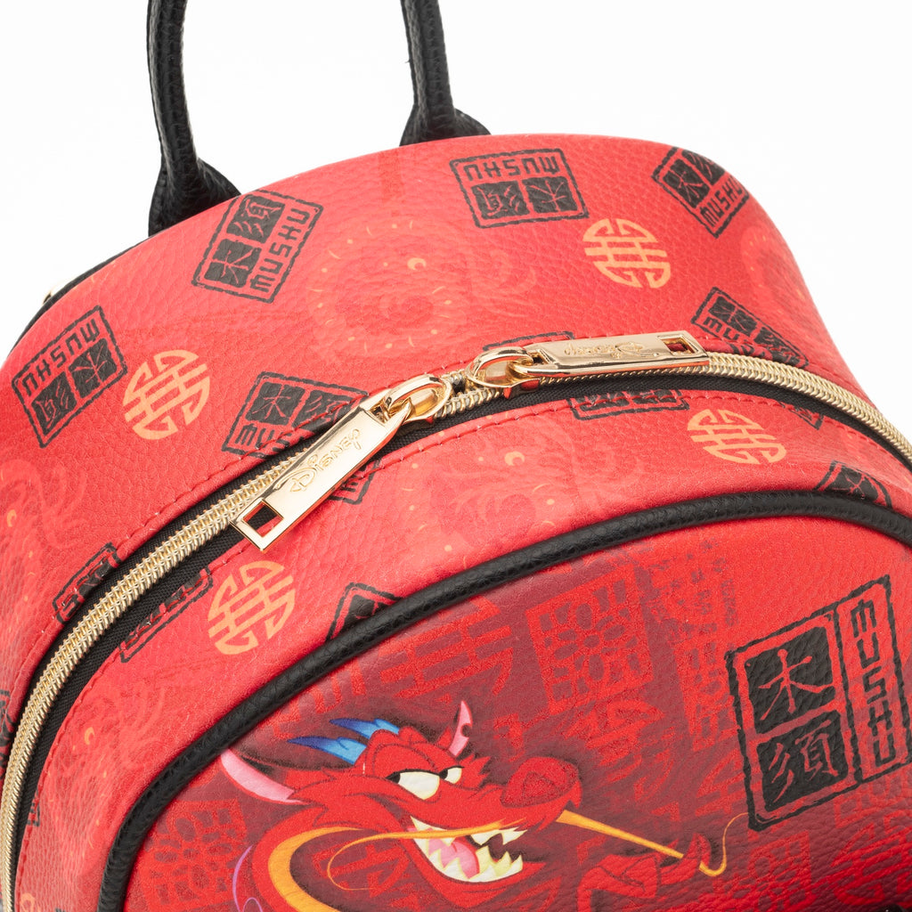 Mushu from Mulan WondaPop 11" Vegan Leather Fashion Mini Backpack