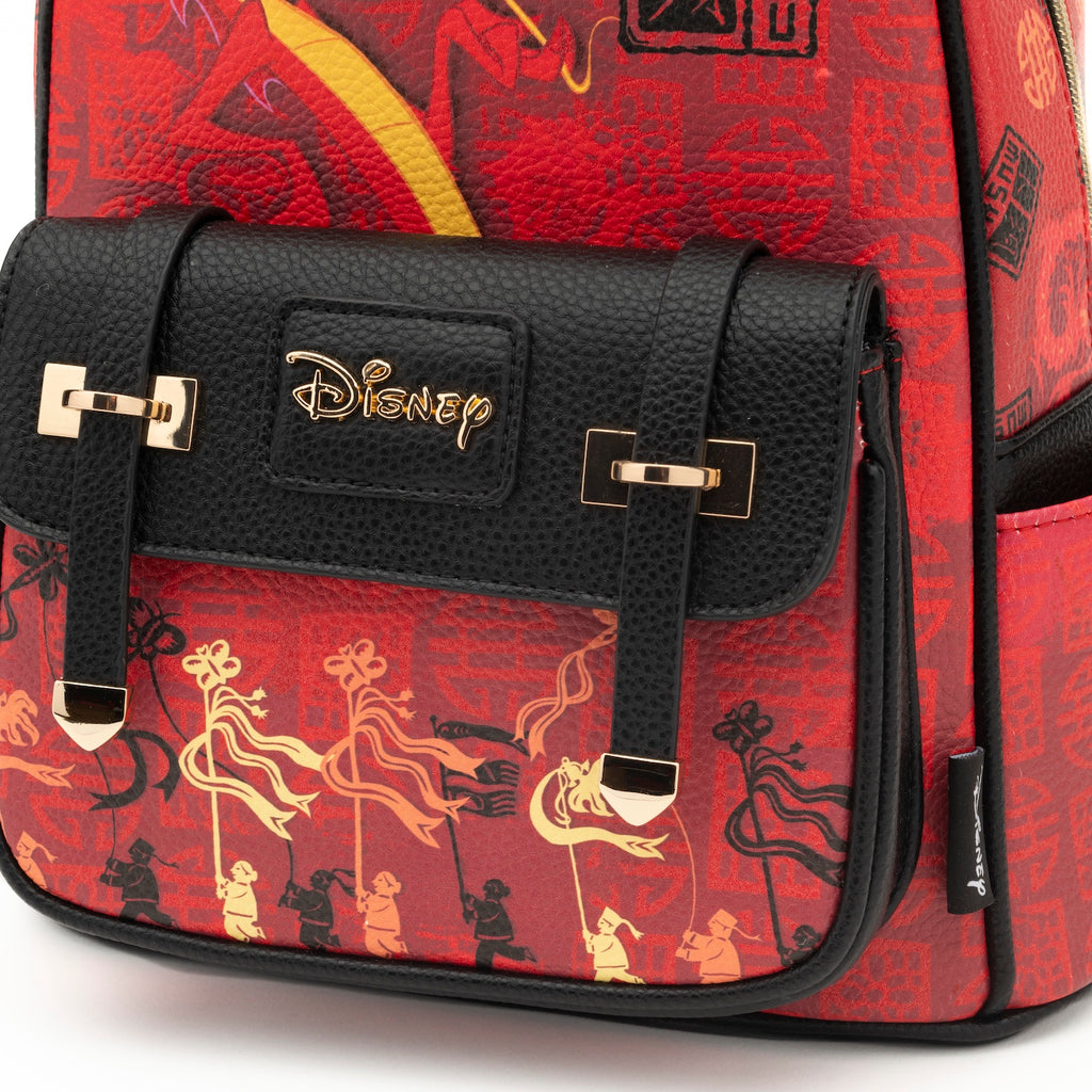 Mushu from Mulan WondaPop 11" Vegan Leather Fashion Mini Backpack