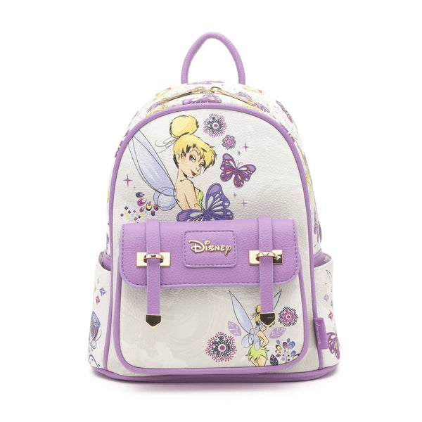 disney fairies tinkerbell purple mini backpack Tinker Bell Large 16 inch Backpack LA Measures approx 8.5 inchW x 11 inchH (about the dimensions of a regular size office paper). Purple Disney Fairies Backpack Tinkerbell