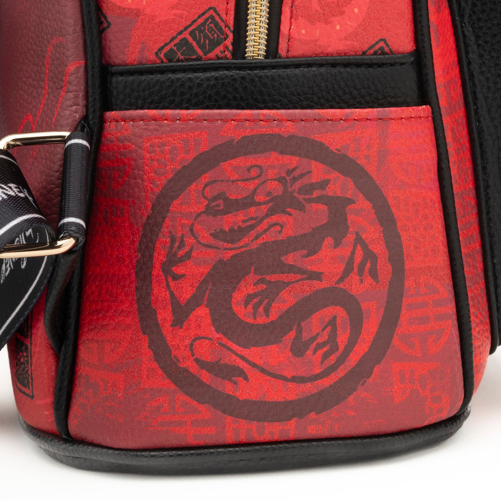Mushu from Mulan WondaPop 11" Vegan Leather Fashion Mini Backpack