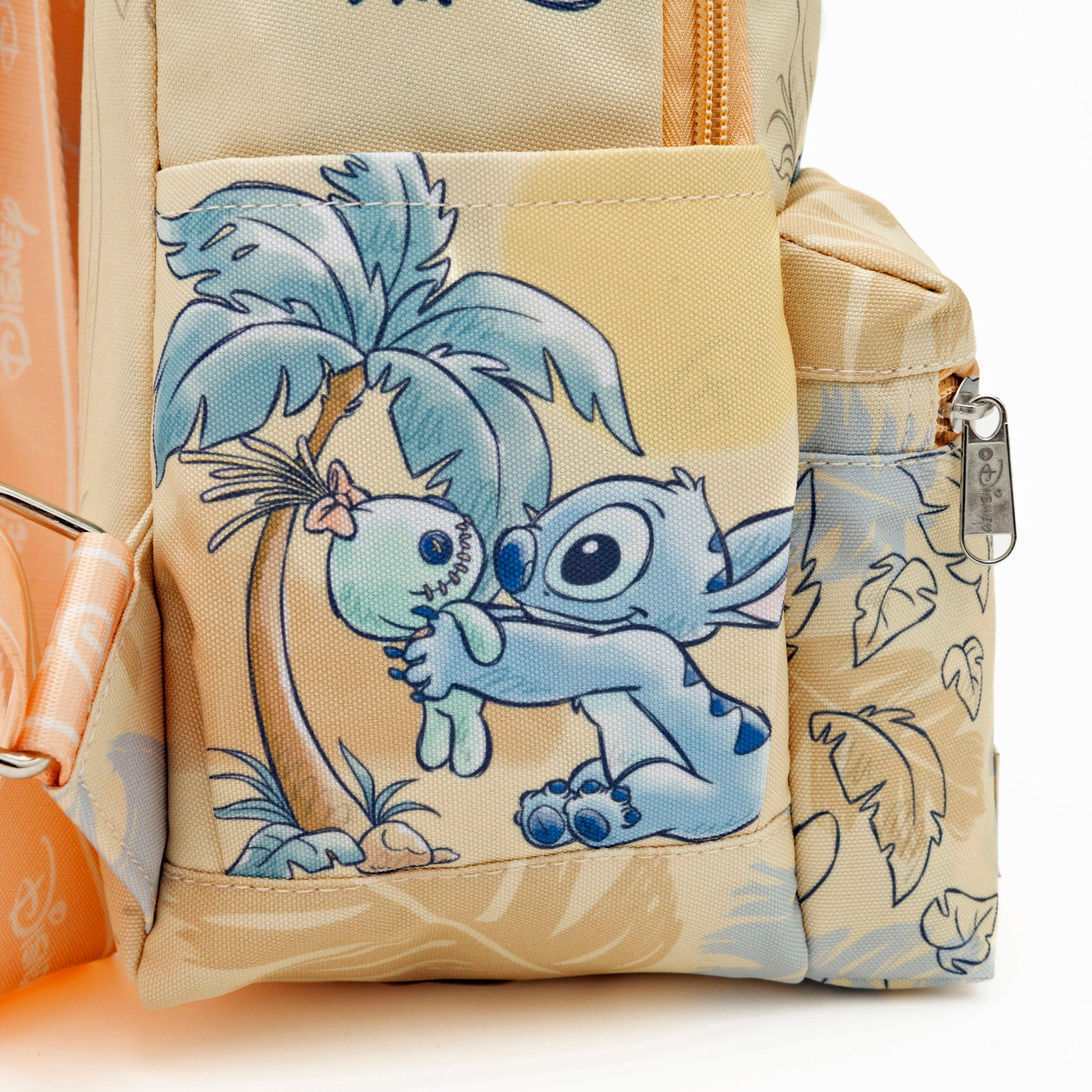 Disney Lilo and Stitch - Stitch and Scrump 13-inch Nylon Backpack