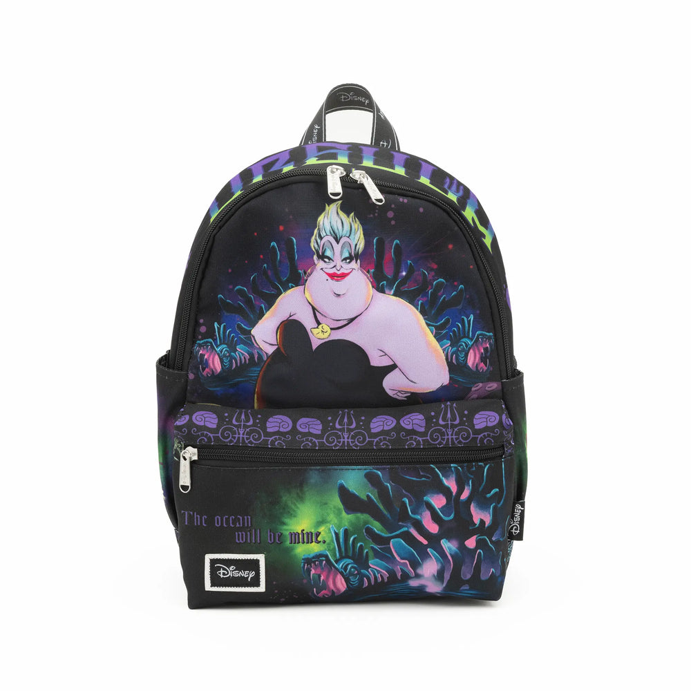 Disney Ursula 13-inch Nylon Backpack