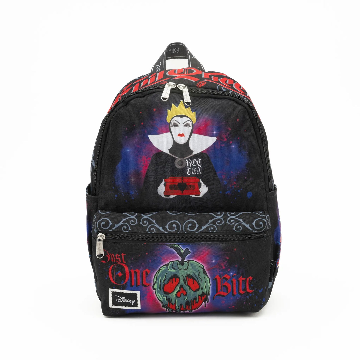 
                  
                    Disney Snow White - Evil Queen 13-inch Nylon Backpack and Collapsible Hip Pack Bundle
                  
                