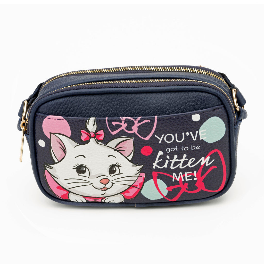 WondaPop Marie Double Zipper Crossbody/Shoulder Bag