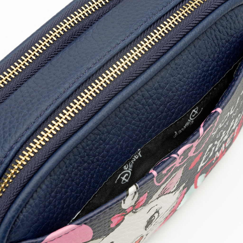 WondaPop Marie Double Zipper Crossbody/Shoulder Bag