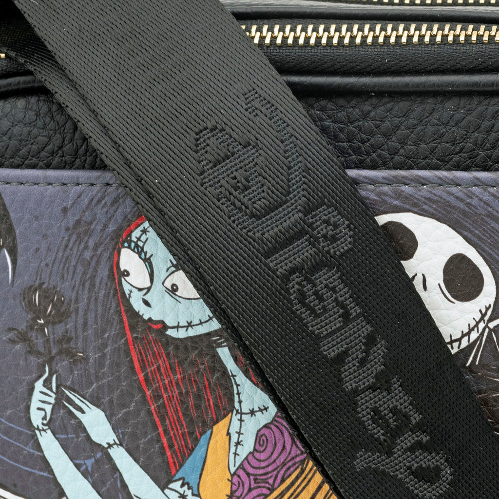 WondaPop Jack and Sally Double Zipper Crossbody/Shoulder Bag