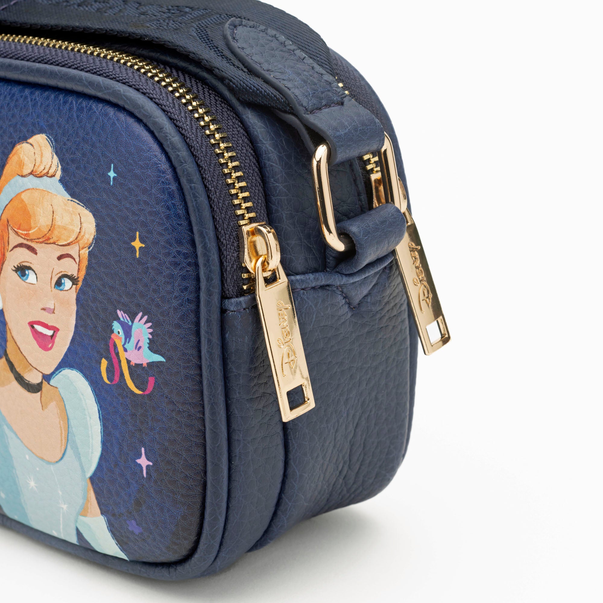 WondaPop Cinderella Double Zipper Crossbody/Shoulder Bag