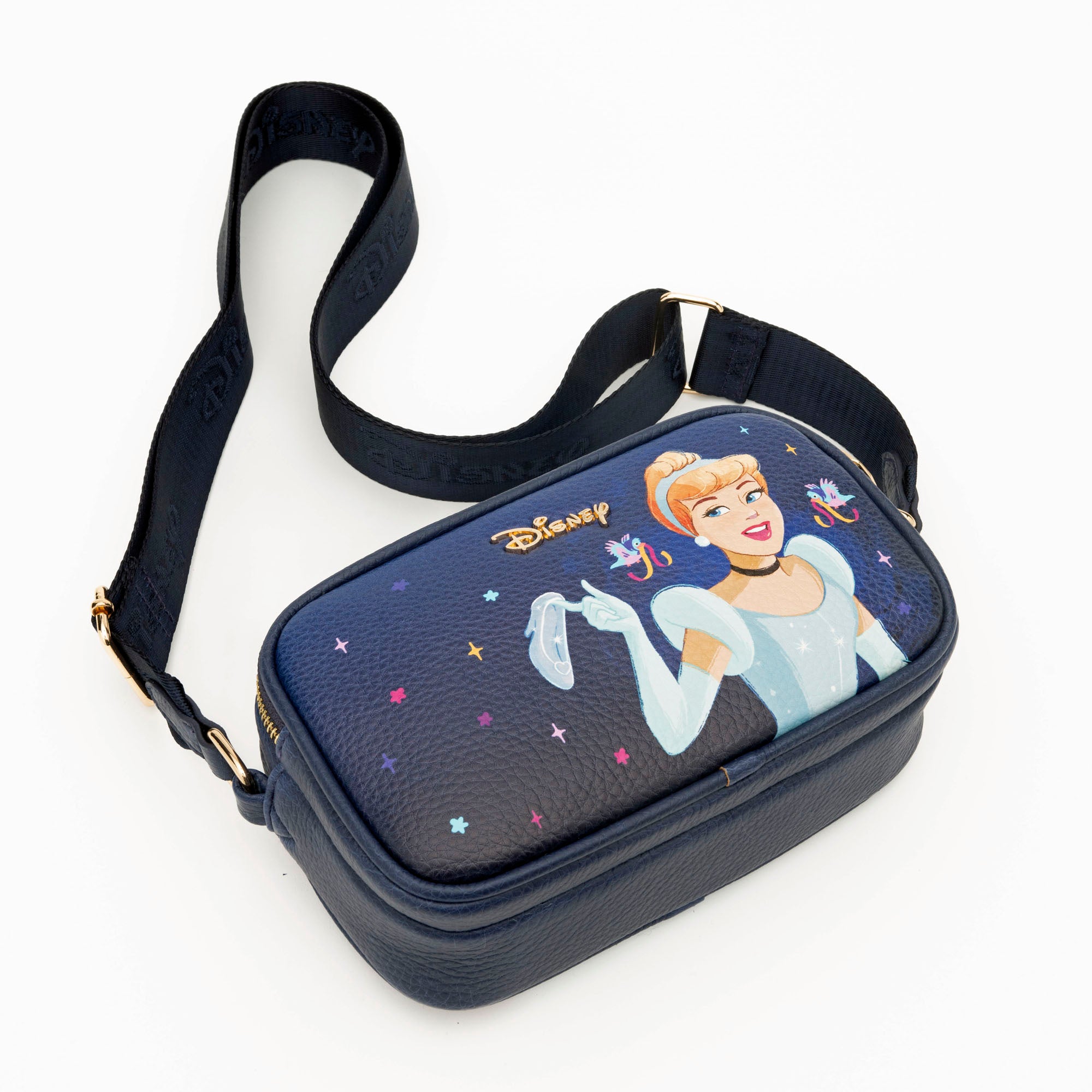 WondaPop Cinderella Double Zipper Crossbody/Shoulder Bag