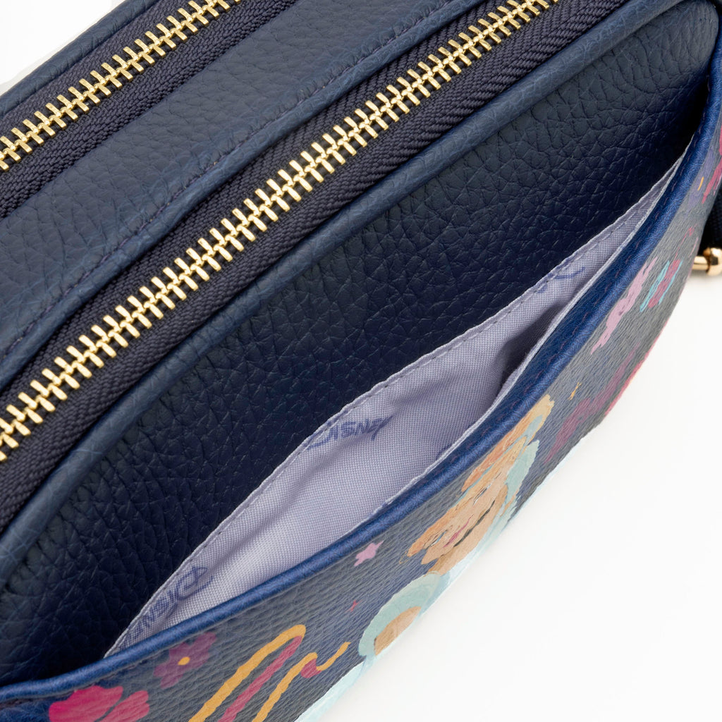WondaPop Cinderella Double Zipper Crossbody/Shoulder Bag