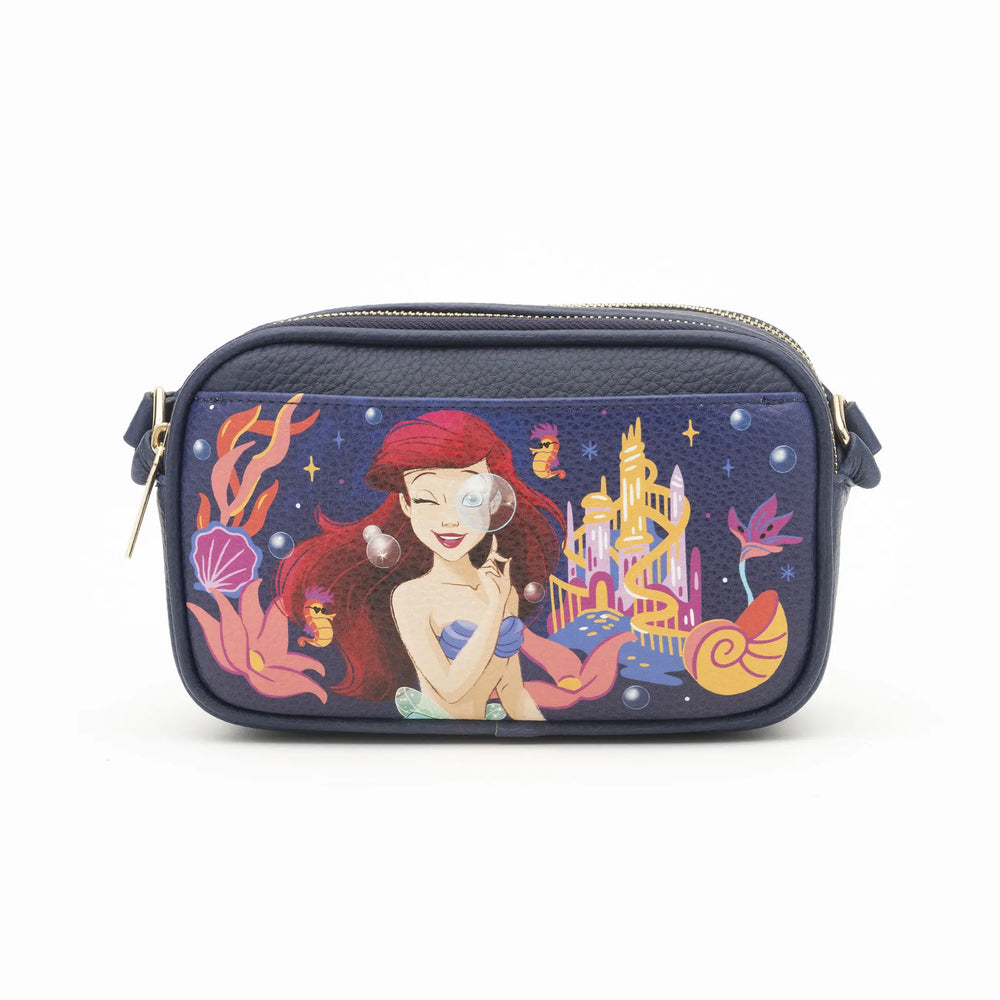 
                  
                    WondaPop Little Mermaid -- Ariel Double Zipper Crossbody/Shoulder Bag
                  
                