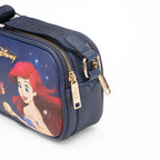 WondaPop Little Mermaid -- Ariel Double Zipper Crossbody/Shoulder Bag