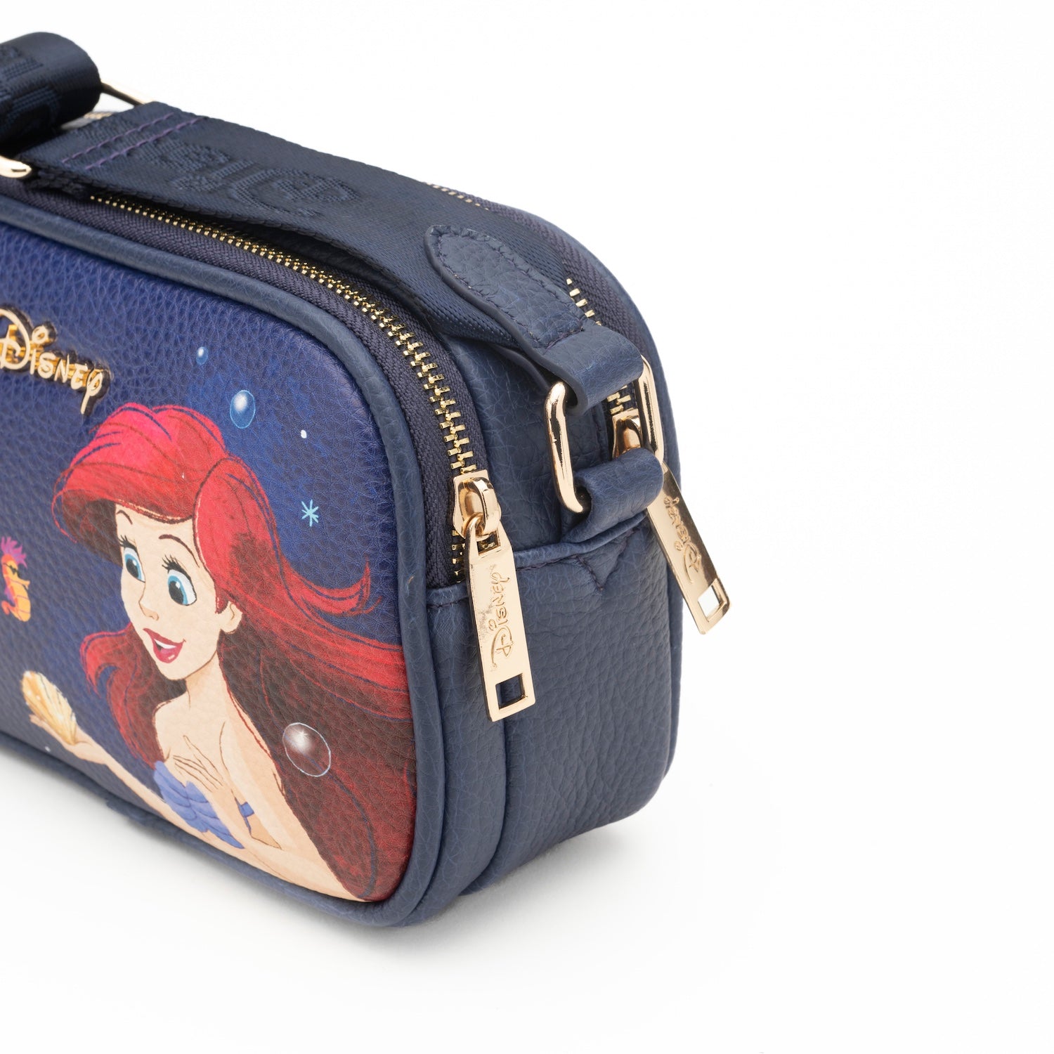 WondaPop Little Mermaid -- Ariel Double Zipper Crossbody/Shoulder Bag