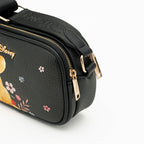WondaPop Winnie the Pooh Double Zipper Crossbody/Shoulder Bag