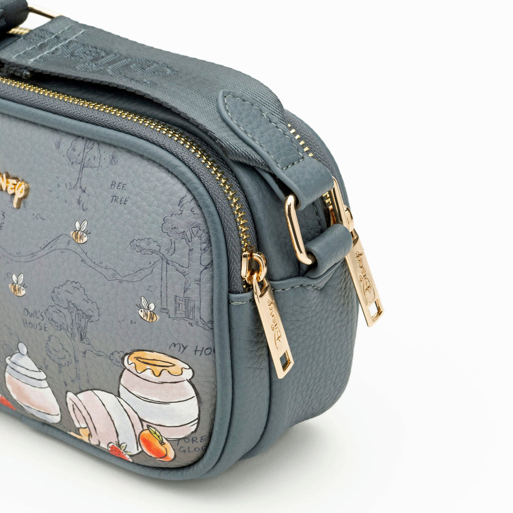 WondaPop Eeyore Double Zipper Crossbody/Shoulder Bag