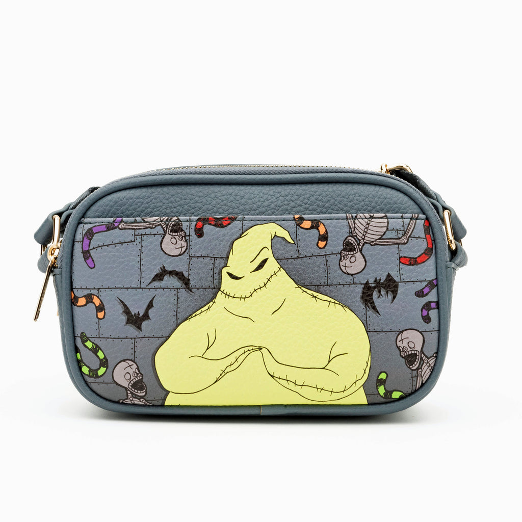WondaPop Oogie Boogie Double Zipper Crossbody/Shoulder Bag