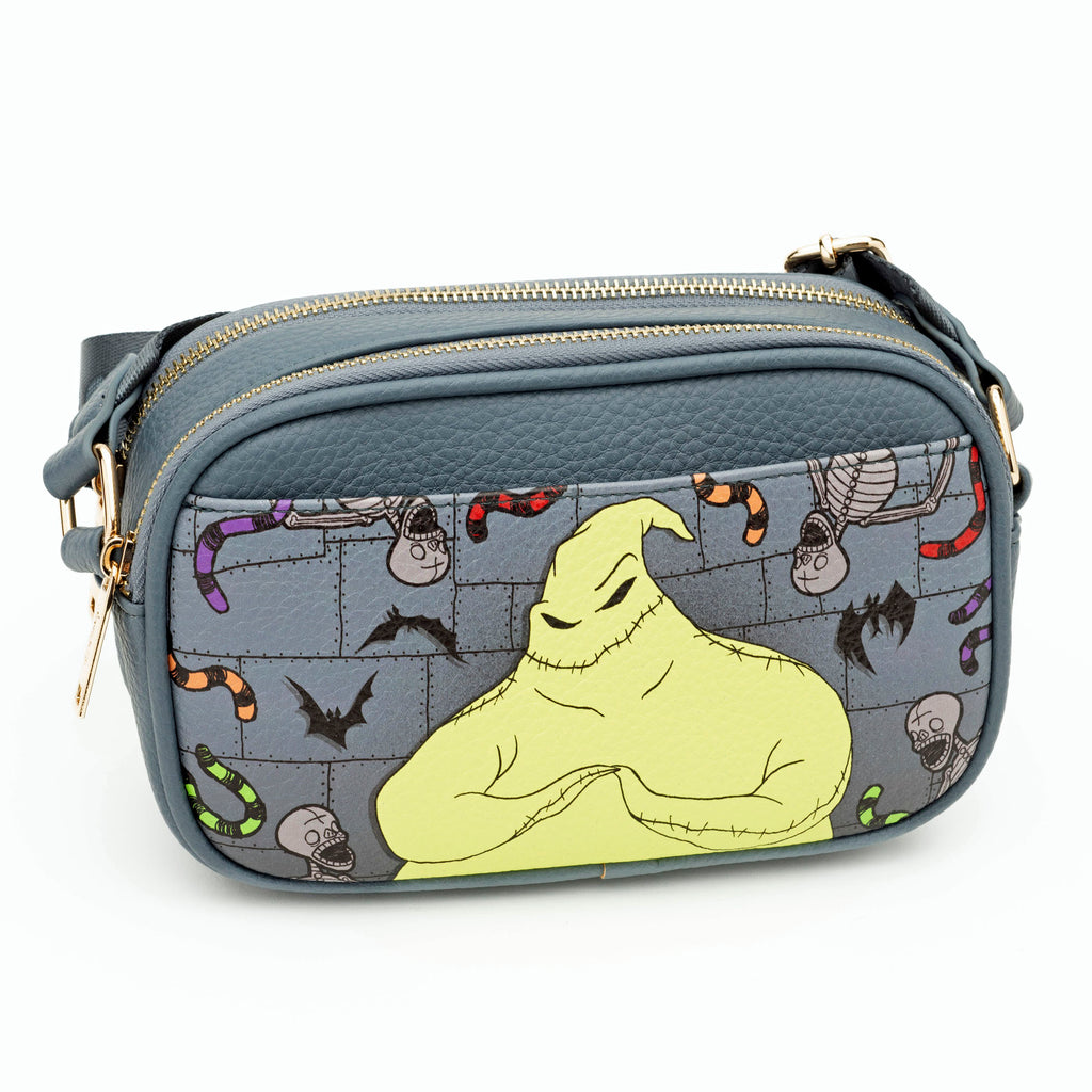 WondaPop Oogie Boogie Double Zipper Crossbody/Shoulder Bag