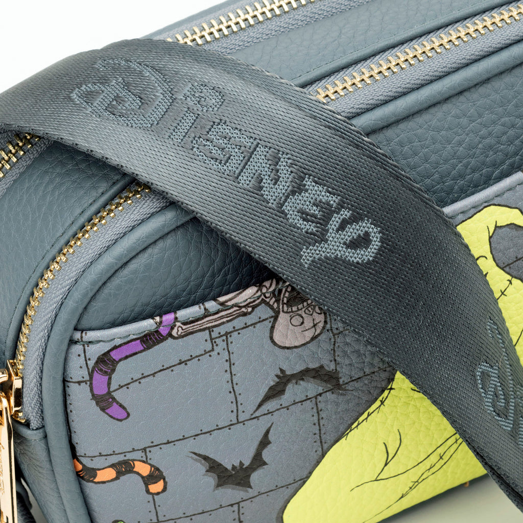 WondaPop Oogie Boogie Double Zipper Crossbody/Shoulder Bag