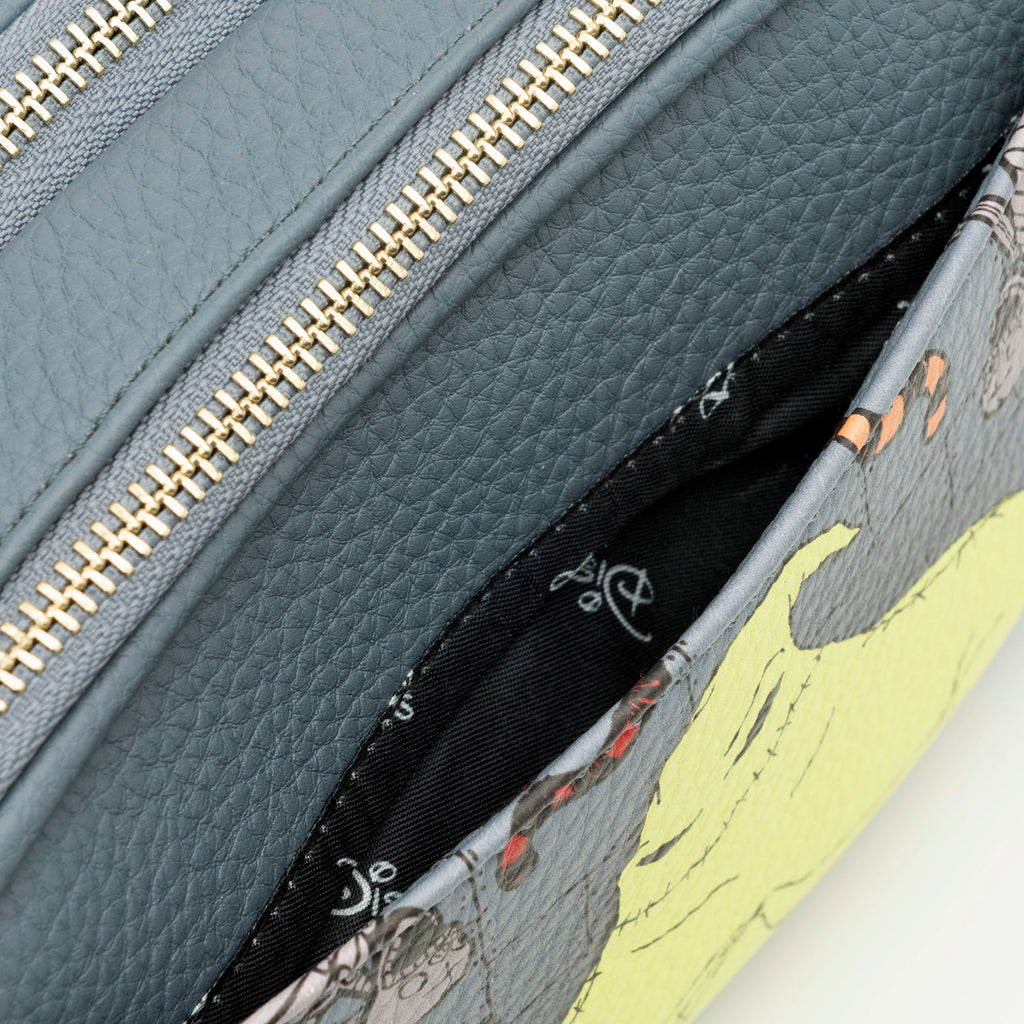 WondaPop Oogie Boogie Double Zipper Crossbody/Shoulder Bag