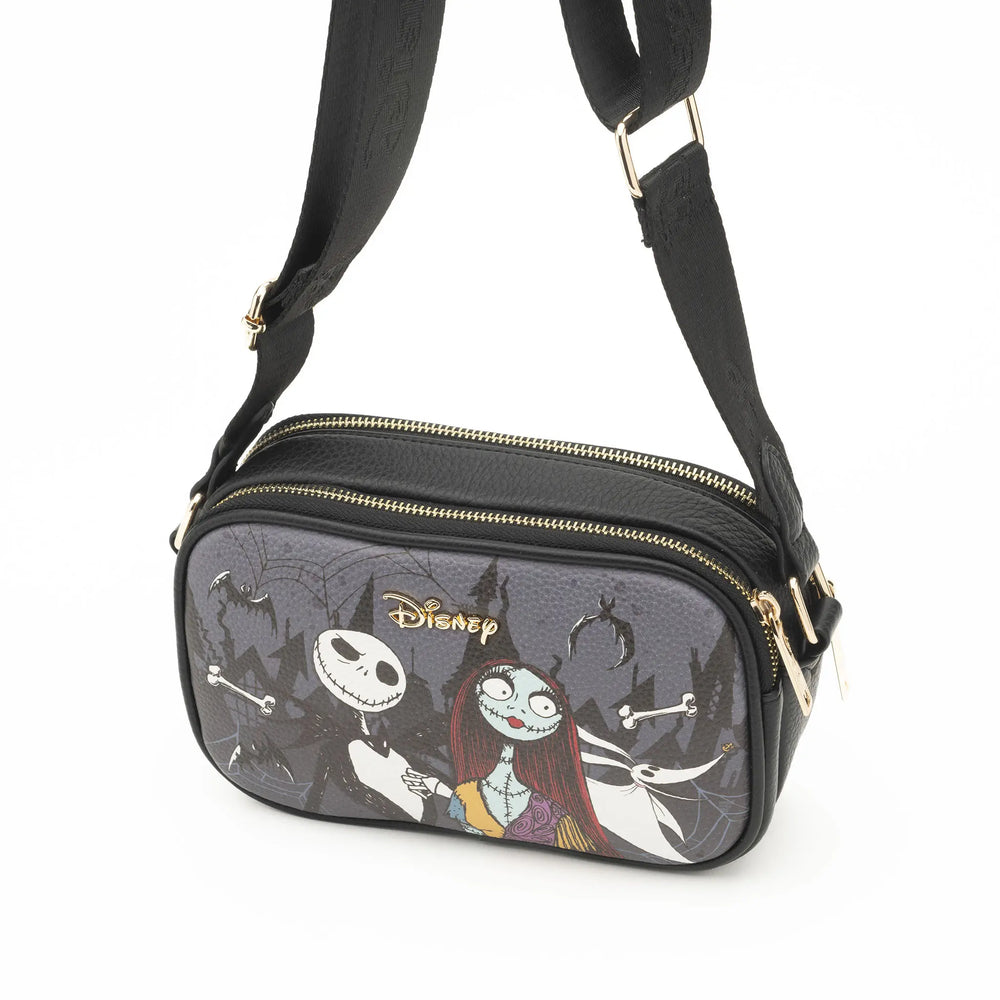 
                  
                    WondaPop Jack and Sally Double Zipper Crossbody/Shoulder Bag
                  
                