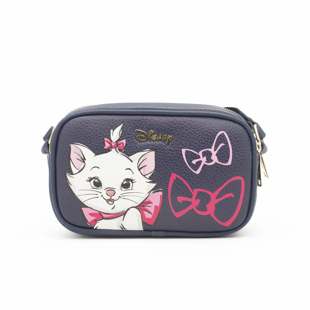 WondaPop Marie Double Zipper Crossbody/Shoulder Bag