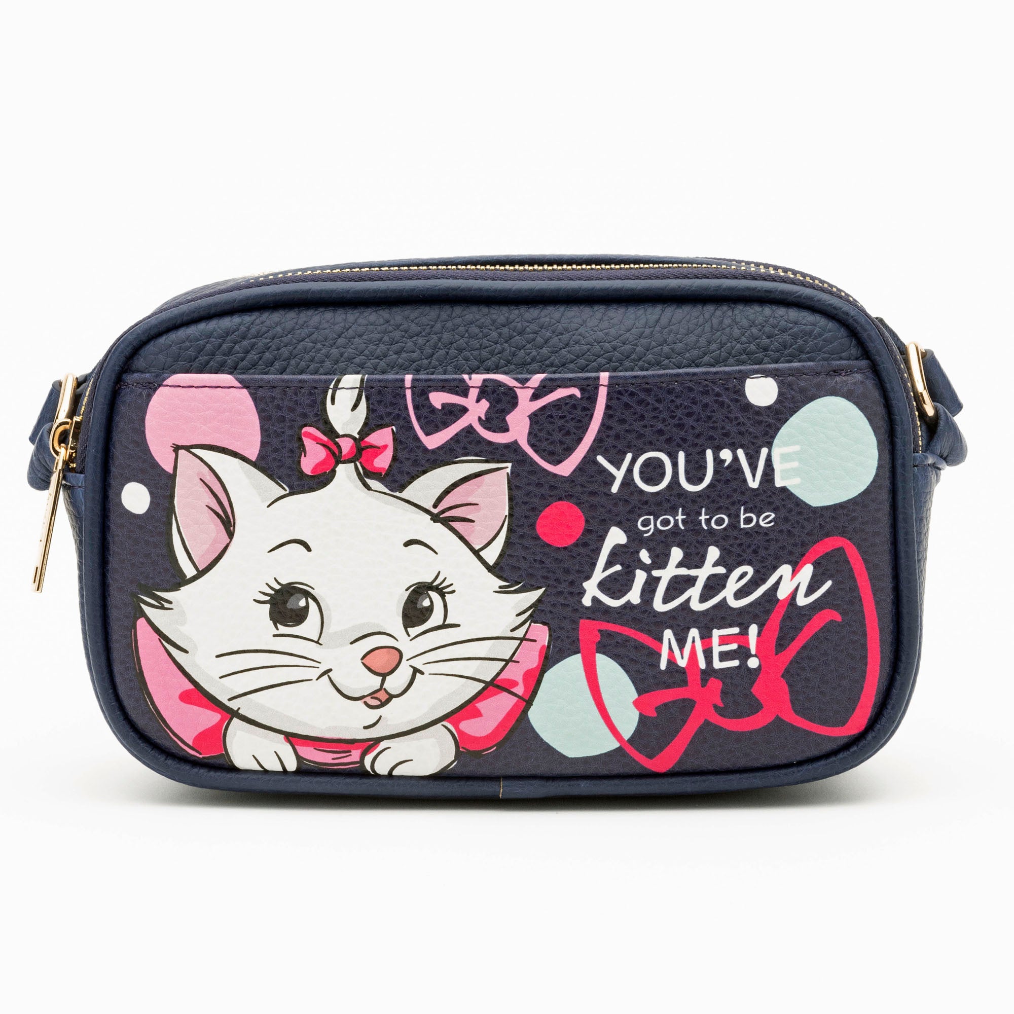 WondaPop Marie Double Zipper Crossbody/Shoulder Bag