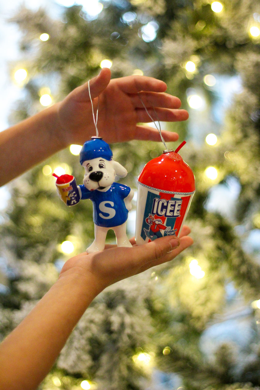ICEE and Slush Puppie Ornaments 2 pack