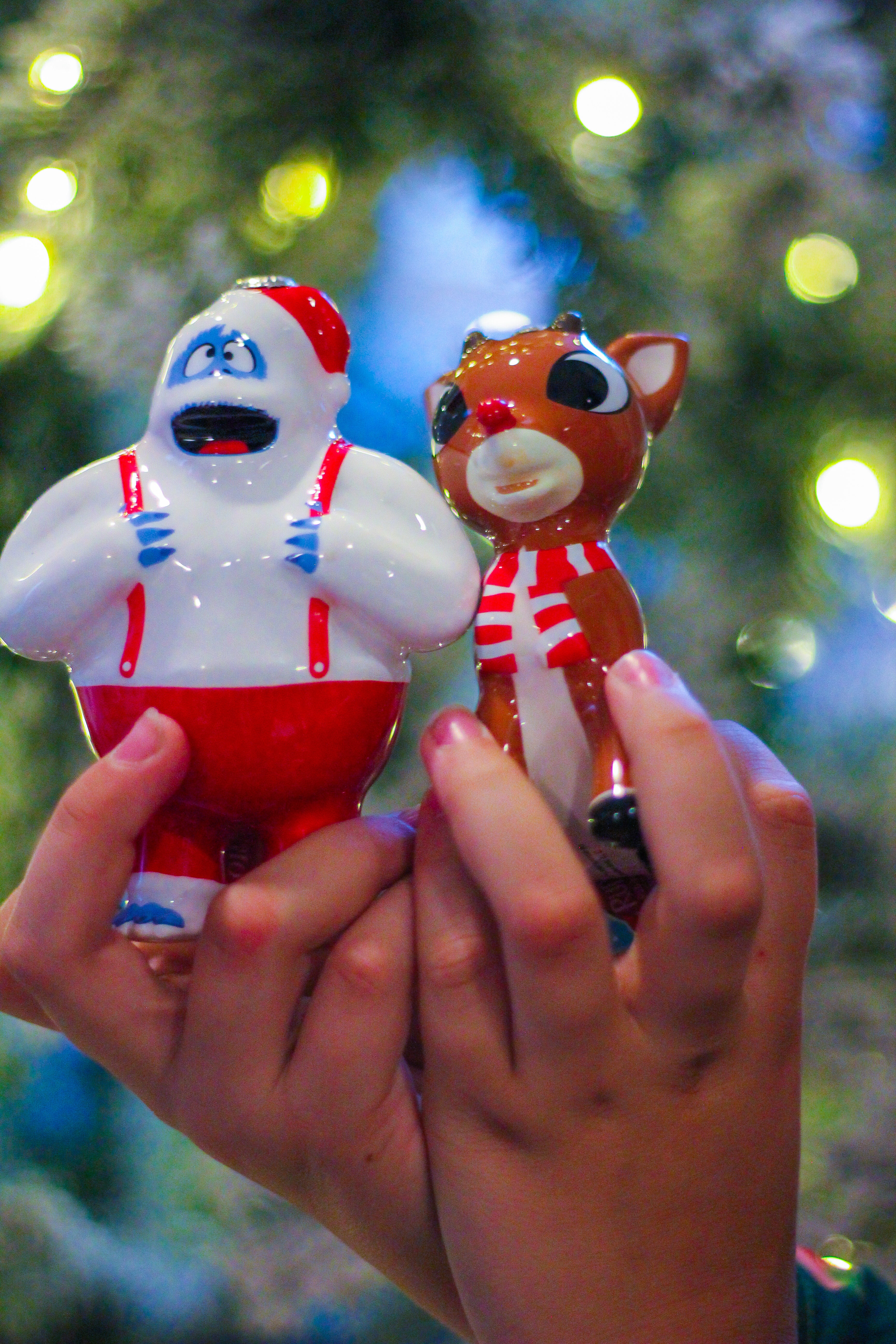 Rudolph the Red Nosed Reindeer Ornaments 2-Pack