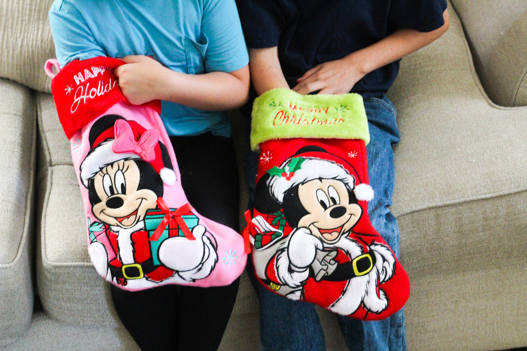 Mickey Mouse Appliqué Christmas Stocking