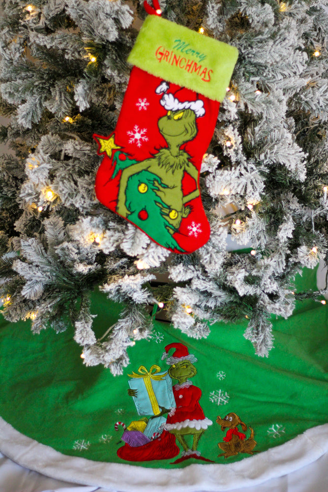
                  
                    The Grinch 20" Appliqué Christmas Stocking
                  
                