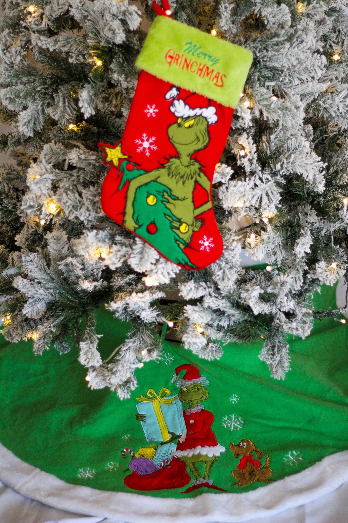 
                  
                    The Grinch 20" Appliqué Christmas Stocking
                  
                