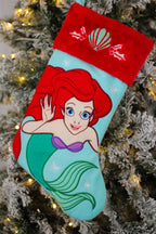 Princess Ariel Applique Christmas Stocking
