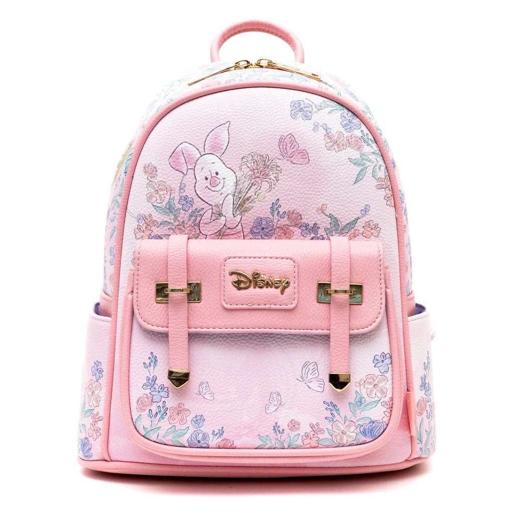 Winnie the Pooh -- Piglet WondaPop 11" Vegan Leather Fashion Mini Backpack