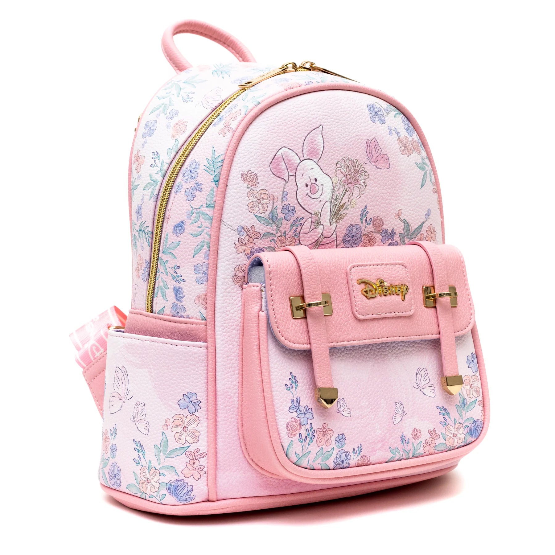 Winnie the Pooh -- Piglet WondaPop 11" Vegan Leather Fashion Mini Backpack