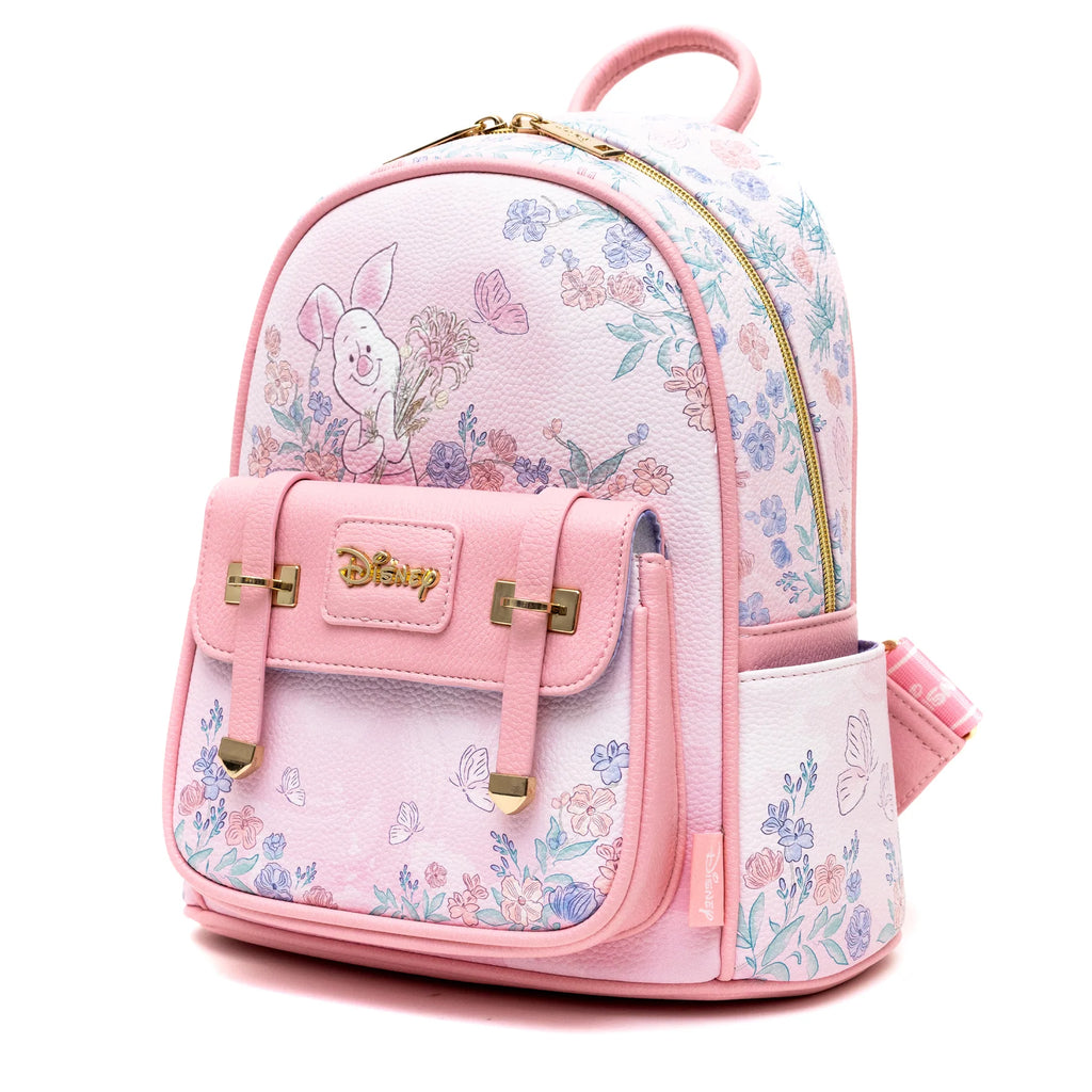 Winnie the Pooh -- Piglet WondaPop 11" Vegan Leather Fashion Mini Backpack