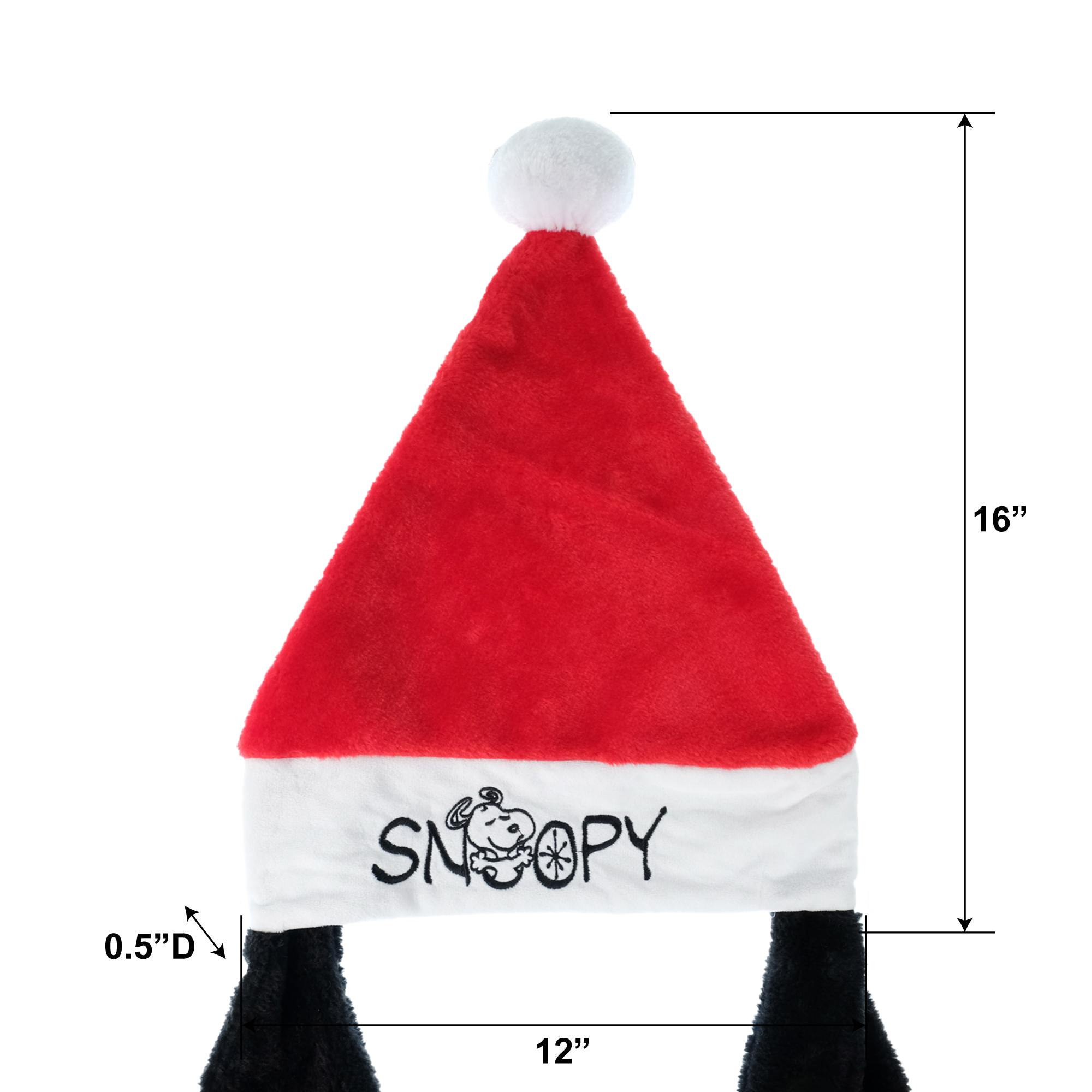 Snoopy Ears Christmas Hat