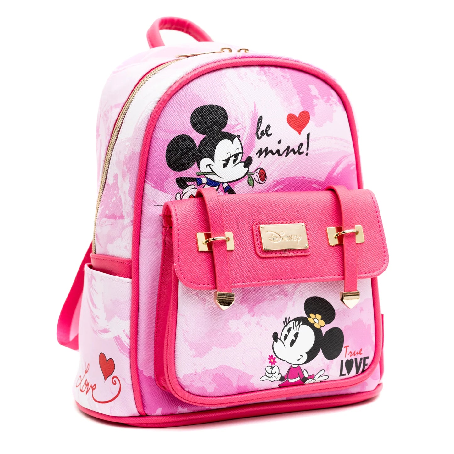 
                  
                    Disney Mickey and Minnie Mouse 11-inch Vegan Leather Mini Backpack
                  
                