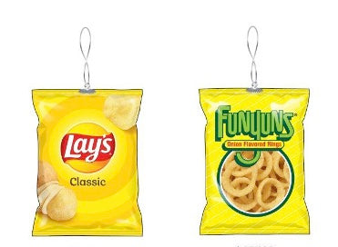 Lays Potato Chips and Funyuns 2-pack Christmas Tree Ornament Set