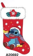 Stitch among Snowflakes 20 inch Applique Christmas Stocking