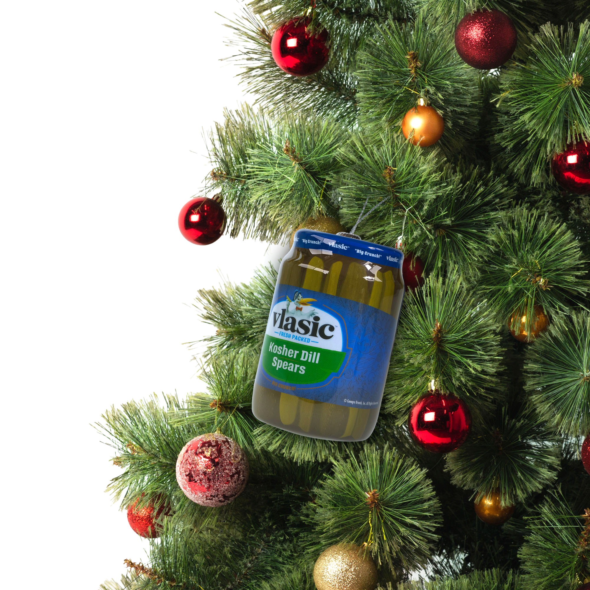 Vlasic Pickles Tree Ornaments 2 pack