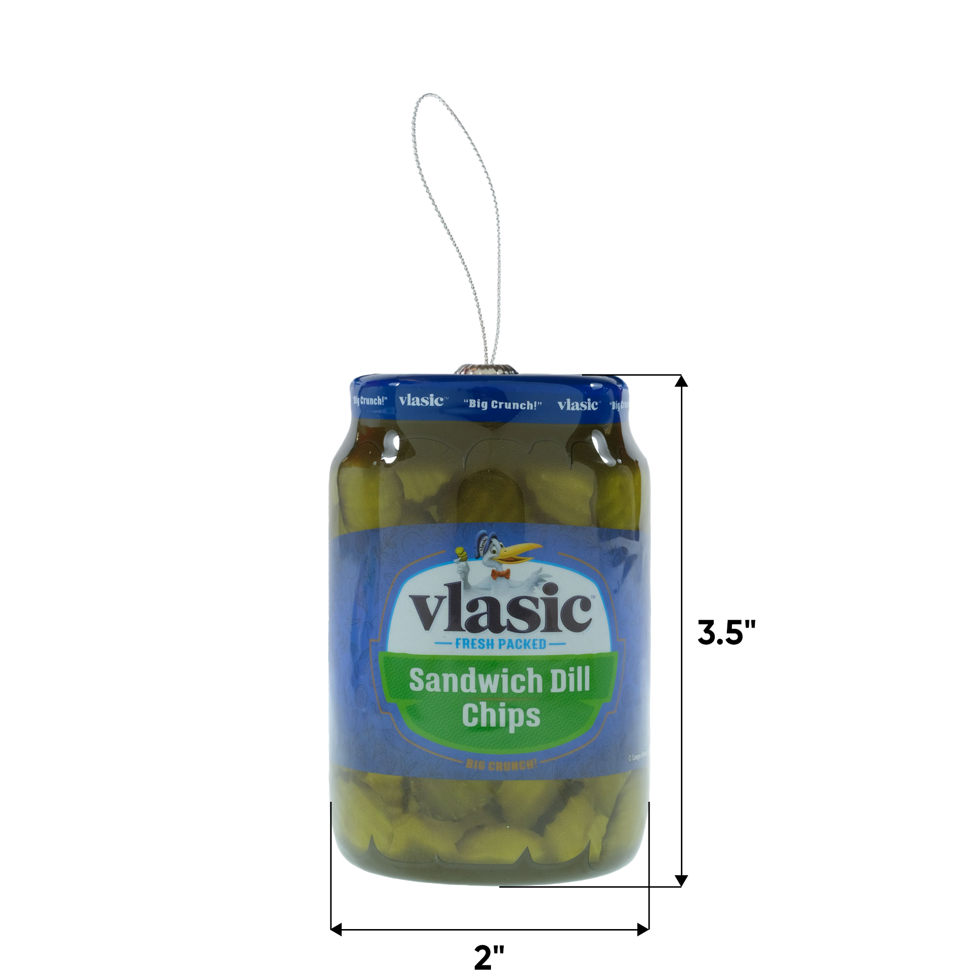 Vlasic Pickles Tree Ornaments 2 pack
